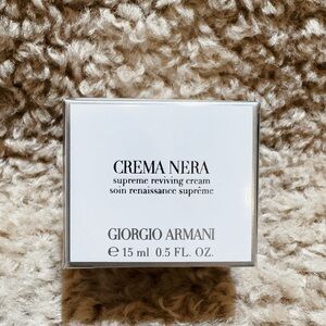 Sealed! Giorgio Armani Crema Nera Supreme Reviving Cream 15ml/0.5fl.oz Expir2027